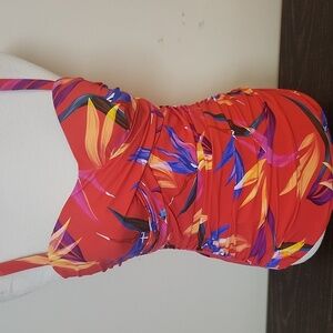 Profile by Gottex Paradise One Piece Size 12 D SLIMMING EUC